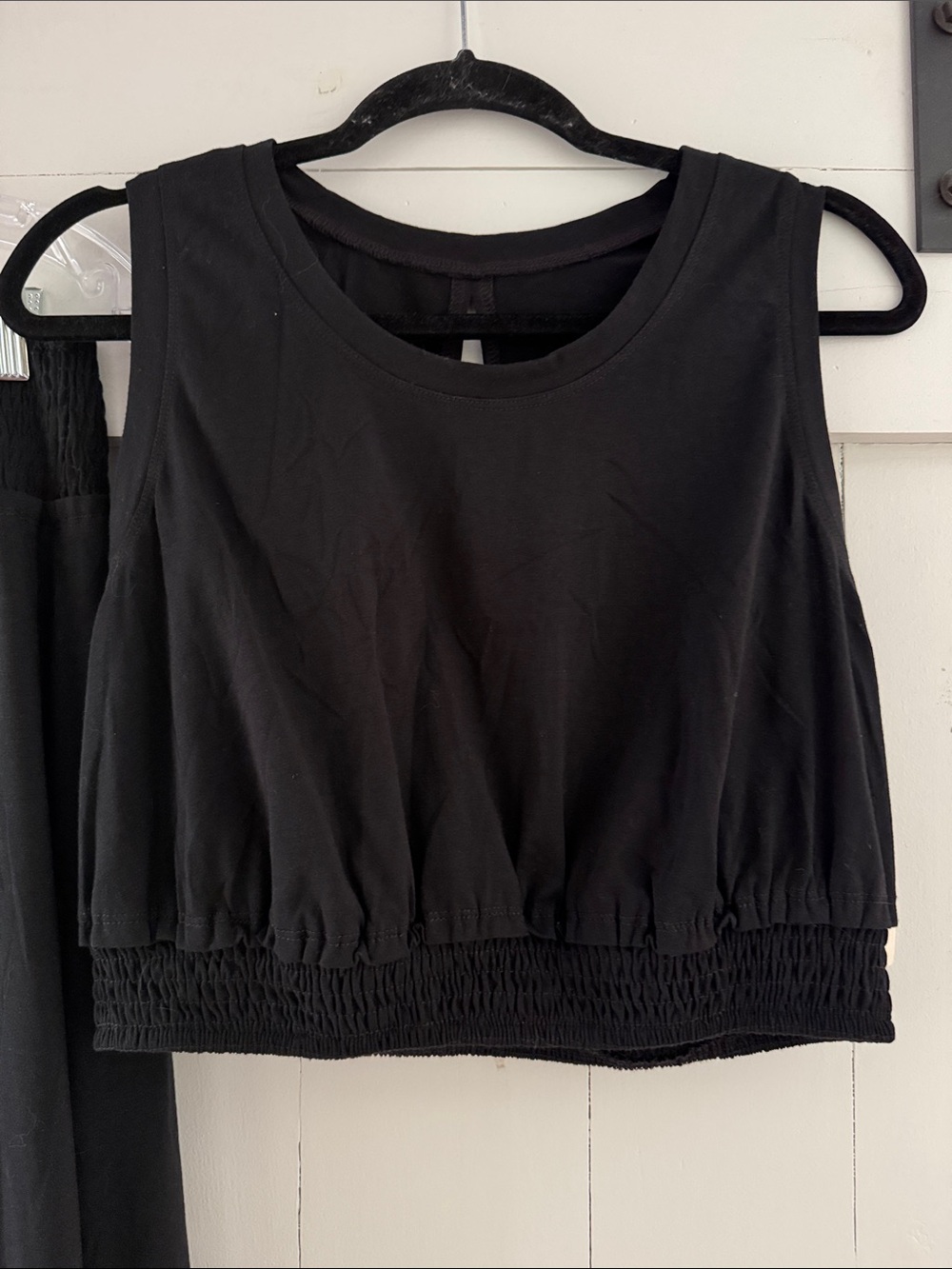 2 Piece Skirt Crop Top Black L Large Luvmania Brand NEW - Picture 2 of 14